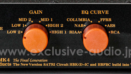 Recommended equalizer: A phono equalizer amp that manipulates the equalizer curve has arrived!!
