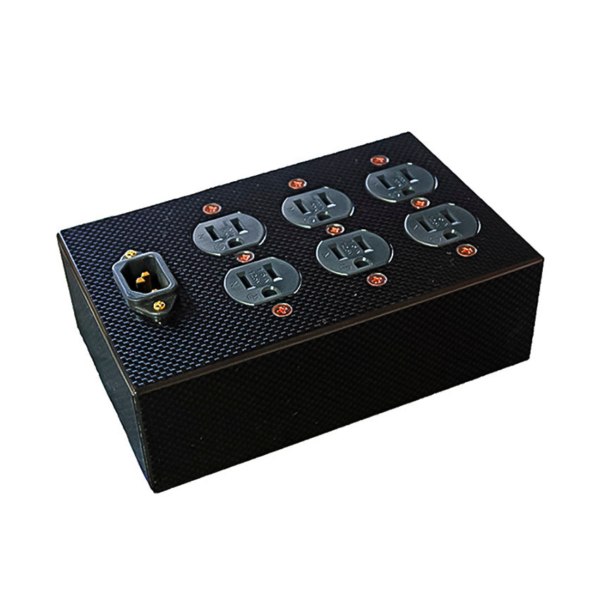 Eau Rouge CFRP-Netzteilbox 6 Steckdosen ER-PBOX