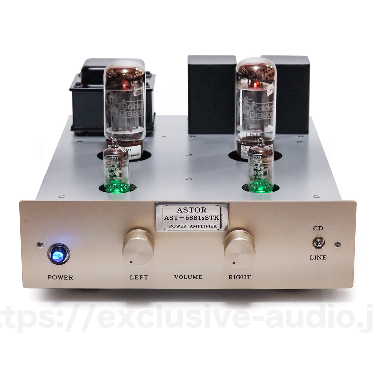 Astro Electronics Projekt AST-5881sSTK Vakuumröhren Stereo Single Power Amplifier