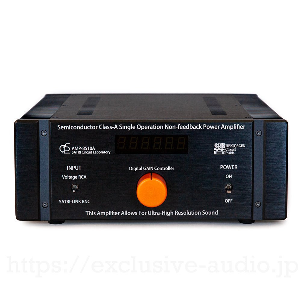 SCL AMP-8510A von Bakoon Products, A-Klasse Single Ended Rückkopplungsfreier Leistungsverstärker