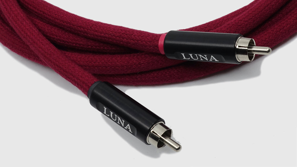LUNA CABLES ROUGEシリーズ Neo Vintage銅+純銀単線導体 RCAケーブル