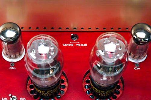 Yamamoto Akustik Kunst A-08S WE101D/104D Einzel Stereo Verstärker WE101D mit ST-Röhre, gebraucht.