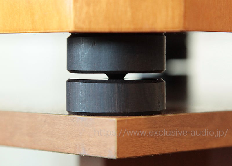 Yamamoto Acoustics PB-21 African Blackwood Spike Receiving Base