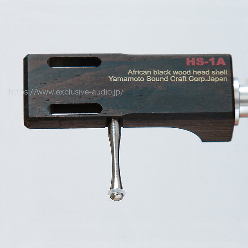 山本音響工芸 アフリカ黒檀製ヘッドシェル 6Nリード線付き HS-1ASHS