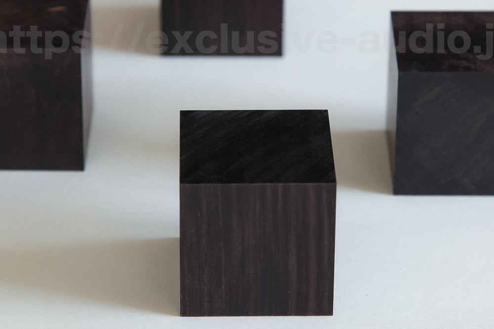 Yamamoto Acoustics QB-3 African Blackwood Cube Base Set of 4