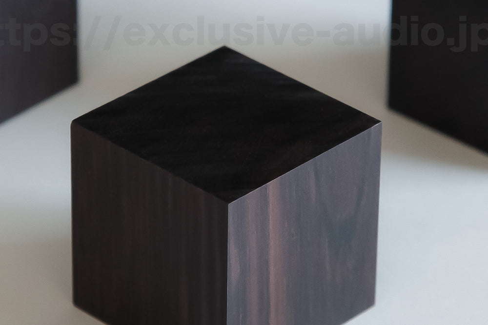 Yamamoto Acoustics QB-3 African Blackwood Cube Base Set of 4