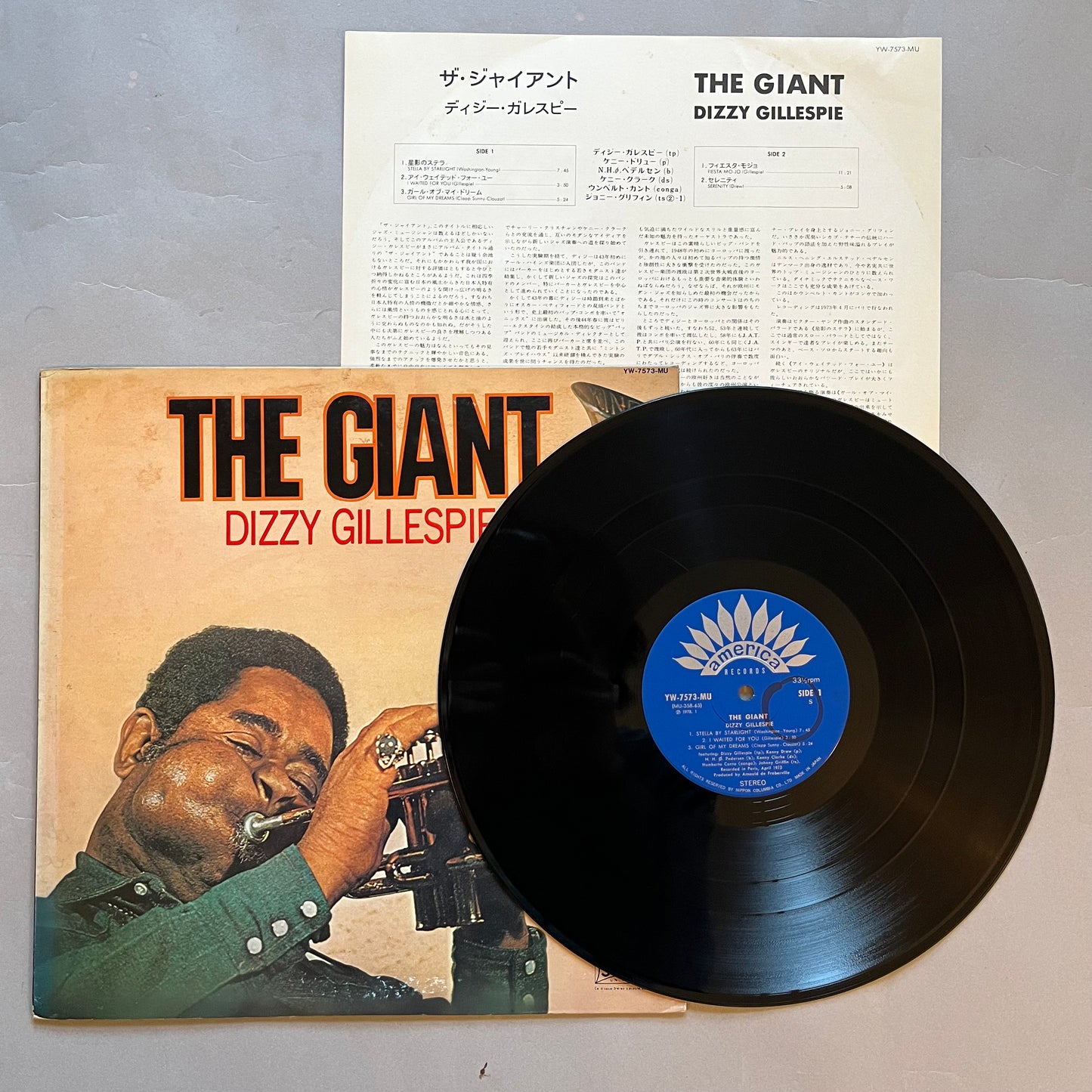 DIZZY GILLESPIE "DER RIESE" Japan-Ausgabe