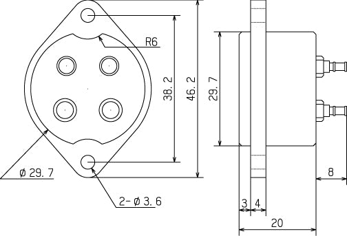 Yamamoto Acoustic Arts UX-4P Tube Socket