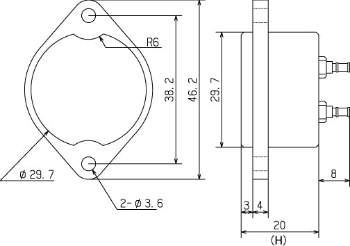 Yamamoto Acoustic Arts UX-UV Dual-Use Tube Socket