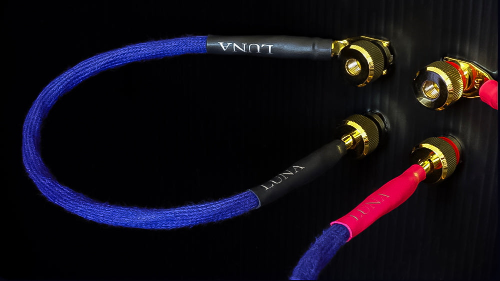 LUNA CABLES ORANGE Series Neo Vintage Copper Conductor Jumper Cable