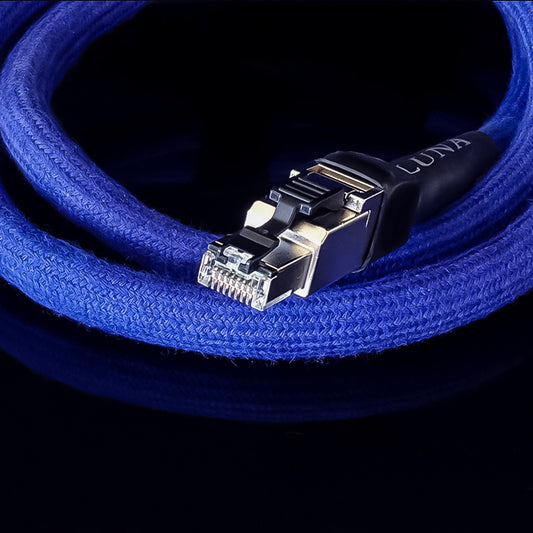 LUNA CABLES ORANGE Series Neo Vintage Copper Conductor Ethernet Cable