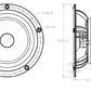 MarkAudio Alpair 11MS　大口径ダンパーレスドライバーユニット1組　6.5インチ(約165mmクラス）