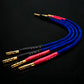 LUNA CABLES ORANGE Series Neo Vintage Copper Conductor Jumper Cable