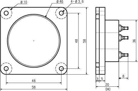 用于 304TL/TH 的 Yamamoto Acoustic Crafts 4P 导管插座