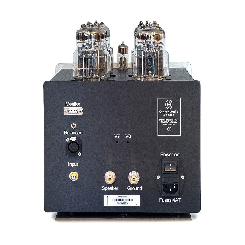 Q-tron PA34B｜80W駆動の強力OTLモノブロックアンプ – ExAUDIO