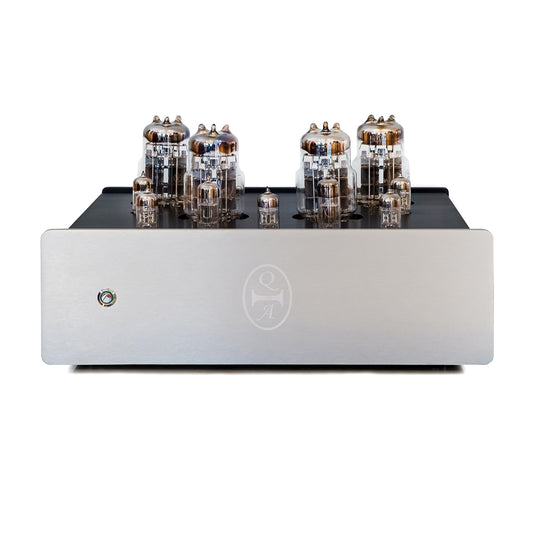 Q-tron Audio PA12B Amplificador de potencia OTL push-pull a válvulas de 2x25W