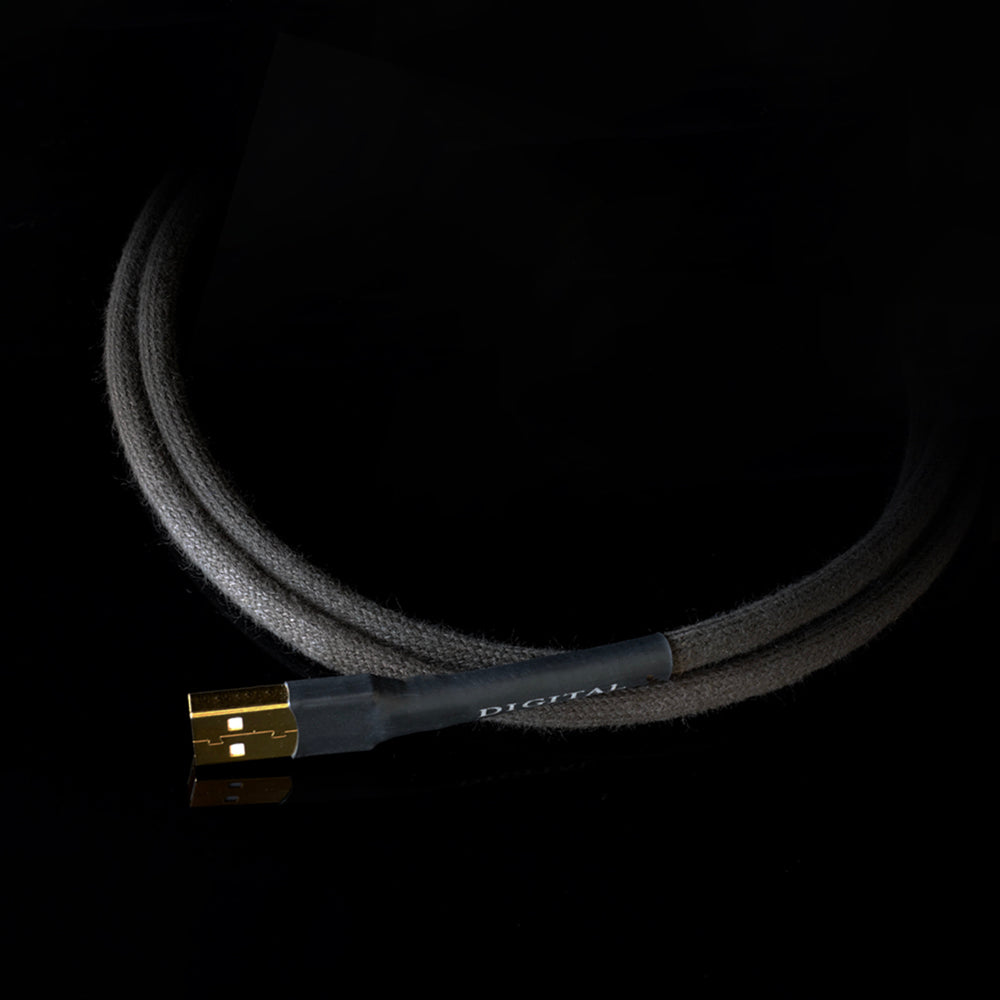 LUNA CABLES GRISシリーズ　Neo Vintage銅導体 USBケーブル