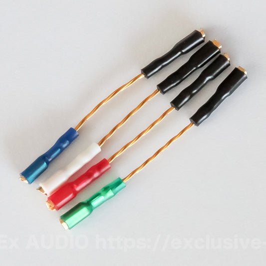 Fidelix PC-triple C Au gold-plated lead wire