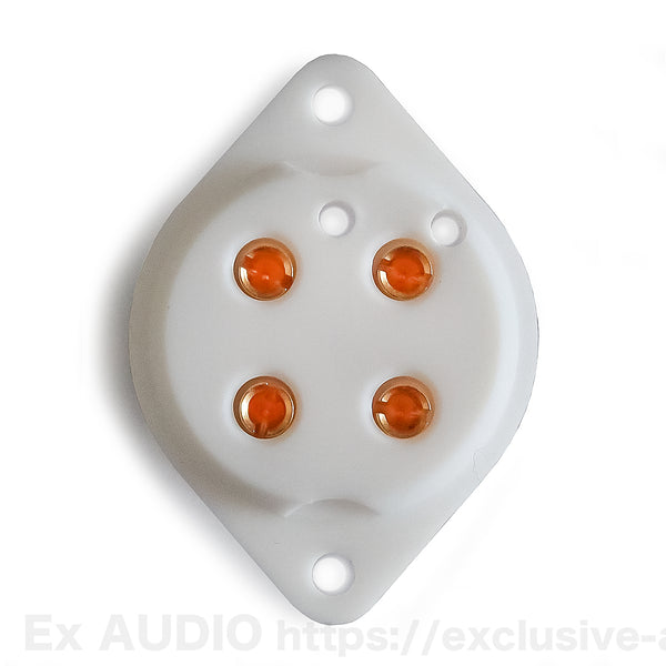 Yamamoto Sound UV-4P | High-purity Teflon machined tube socket