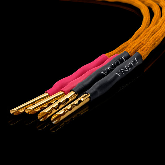 LUNA CABLES ORANGE Serie Neo Vintage Kupferleiter-Überbrückenkabel