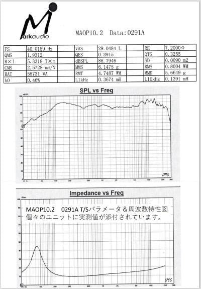 MarkAudio MAOP_10 1 对驱动单元