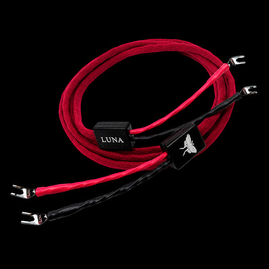 Série LUNA CABLES ROUGE - LCNV Neo Vintage conducteur en cuivre - Câble pour enceintes