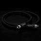 LUNA CABLES NOIR Series Pure Silver Single-Wire Conductor Digital RCA/BNC/S-PDIIF Cable
