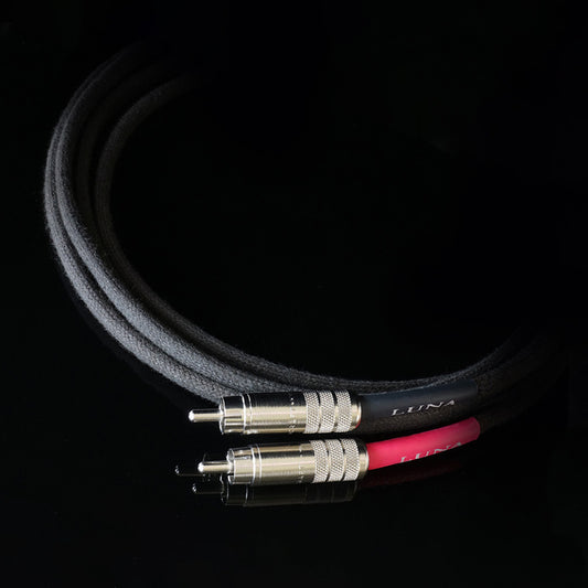 LUNA CABLES GRIS Serie Neo Vintage Kupferleiter RCA-Kabel