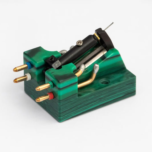 AIDASカートリッジ AG-CUシリーズ　MALACHITE SILVER　人工石ボディ採用MCカートリッジ