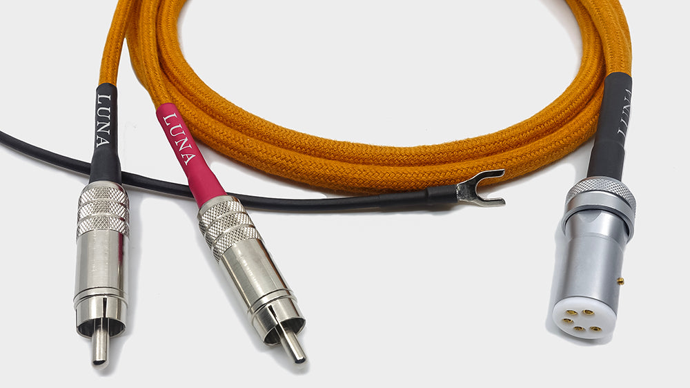 LUNA CABLES ORANGEシリーズ　Neo Vintage銅導体 Phonoケーブル