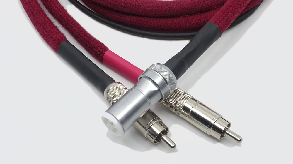 LUNA CABLES ROUGEシリーズ　LCNV銅＋純銀単線導体　Phonoケーブル