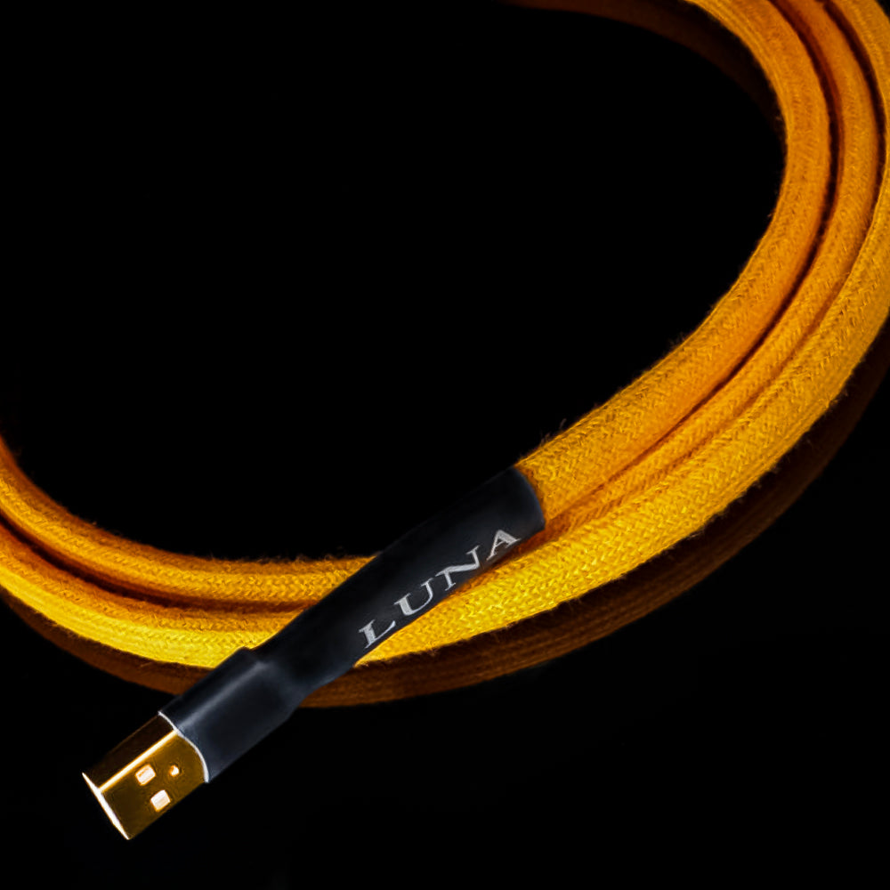 LUNA CABLES ORANGEシリーズ　Neo Vintage銅導体 USBケーブル