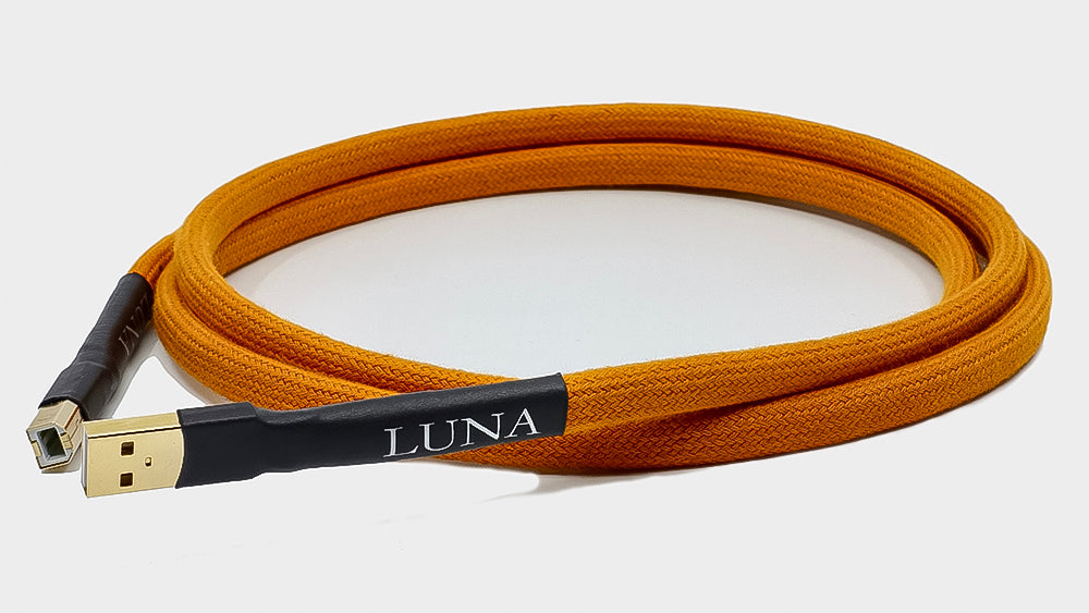 LUNA CABLES ORANGEシリーズ　Neo Vintage銅導体 USBケーブル