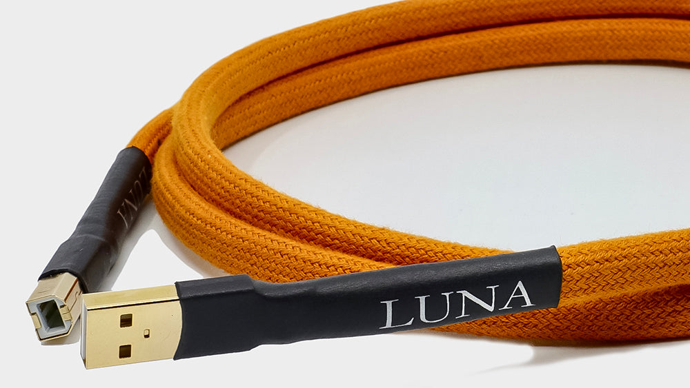 LUNA CABLES ORANGEシリーズ　Neo Vintage銅導体 USBケーブル