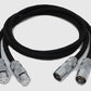 LUNA CABLES NOIRシリーズ　LCNV銅＋純銀単線導体　XLRインターコネクトケーブル