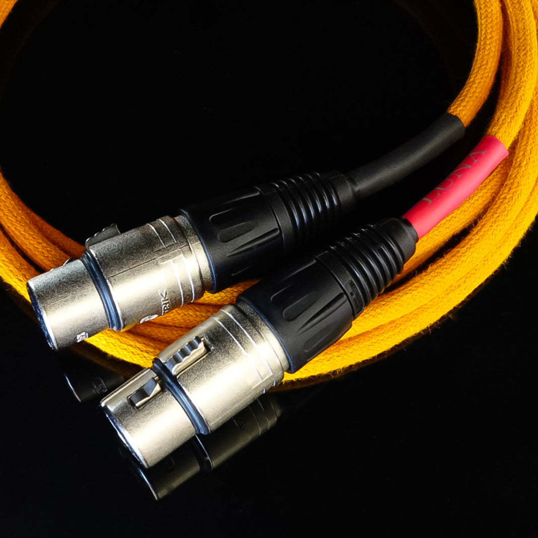 LUNA CABLES ORANGEシリーズ　Neo Vintage銅導体 XLRケーブル