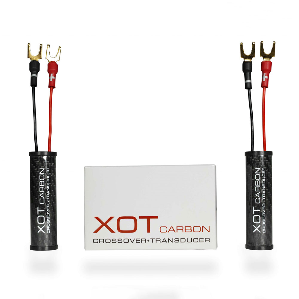Synergistic Research XOT Carbon | スピーカー用高周波ノイズフィルター（2 個⼊）