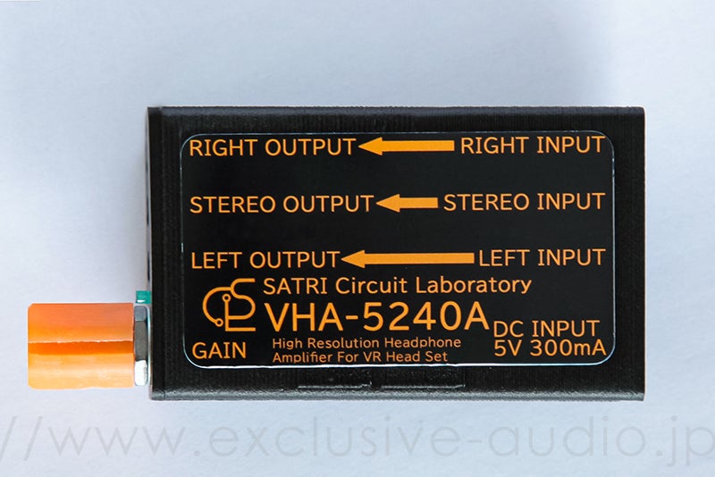 Satri Circuit Laboratory　VHA-5240A　VR用ヘッドフォンアンプ