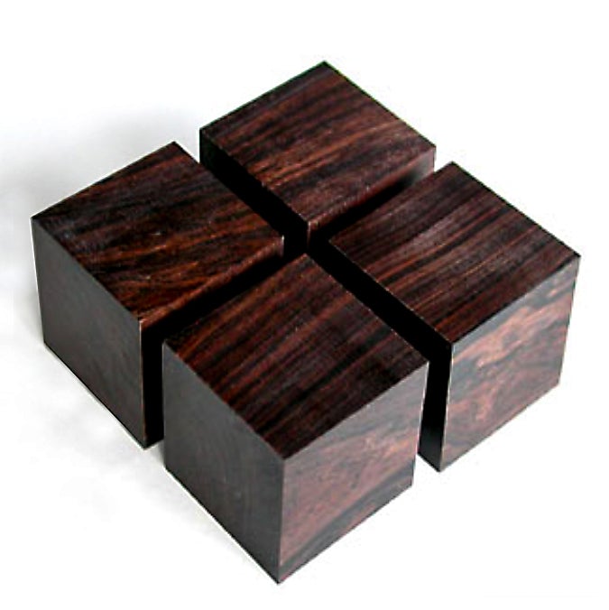 Yamamoto Acoustic Craft QB-4 African Ebony Cube Base 4 sets