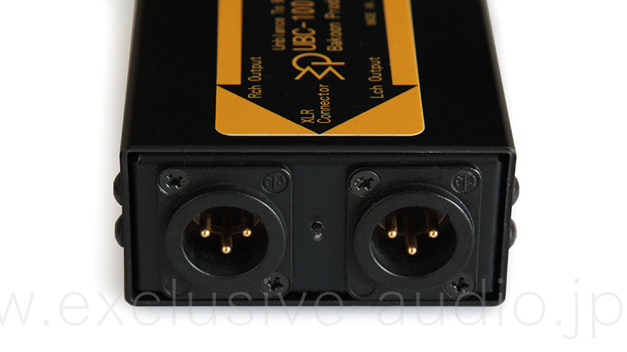 Bakoon Products UBC-1001 RCA-XLR信号変換アダプター – ExAUDIO